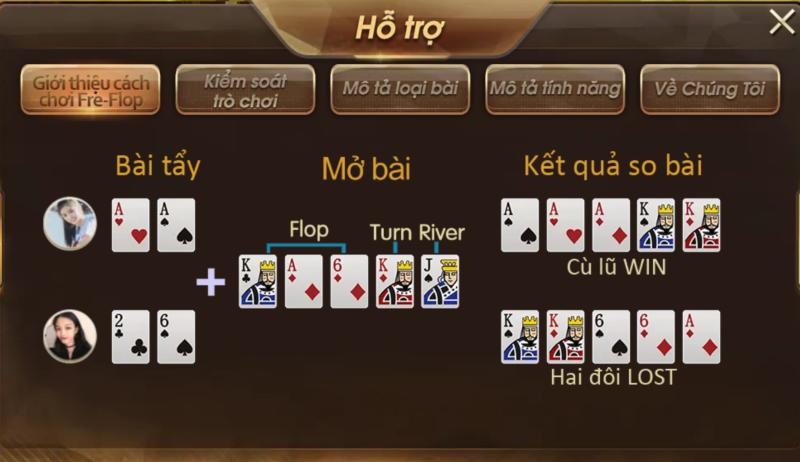 Xì Tố OK365 | Đổi thưởng xanh chín với Poker Texas Hold'em 3 bài Xì Tố OK365